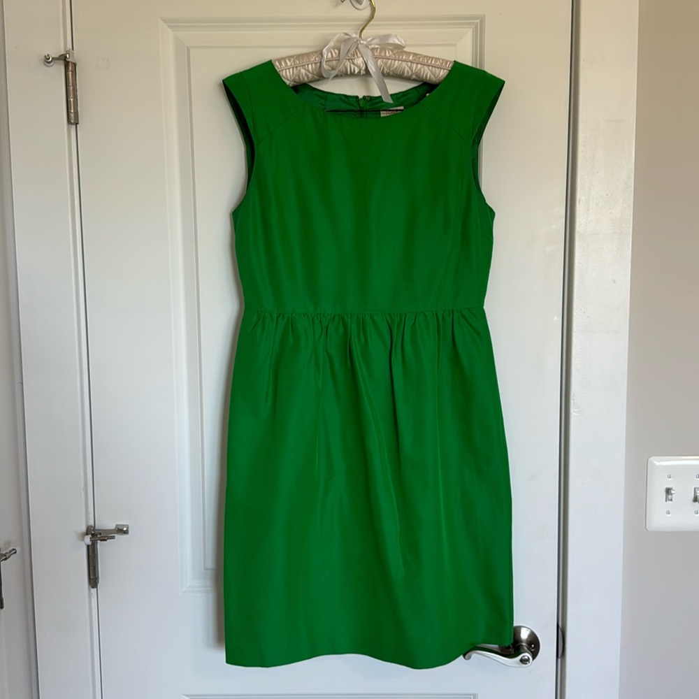 J. Crew | Cap Sleeve Dress | Kelly Green | Size 8